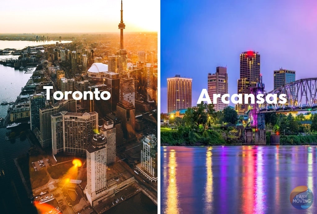 Arkansas to Toronto movers