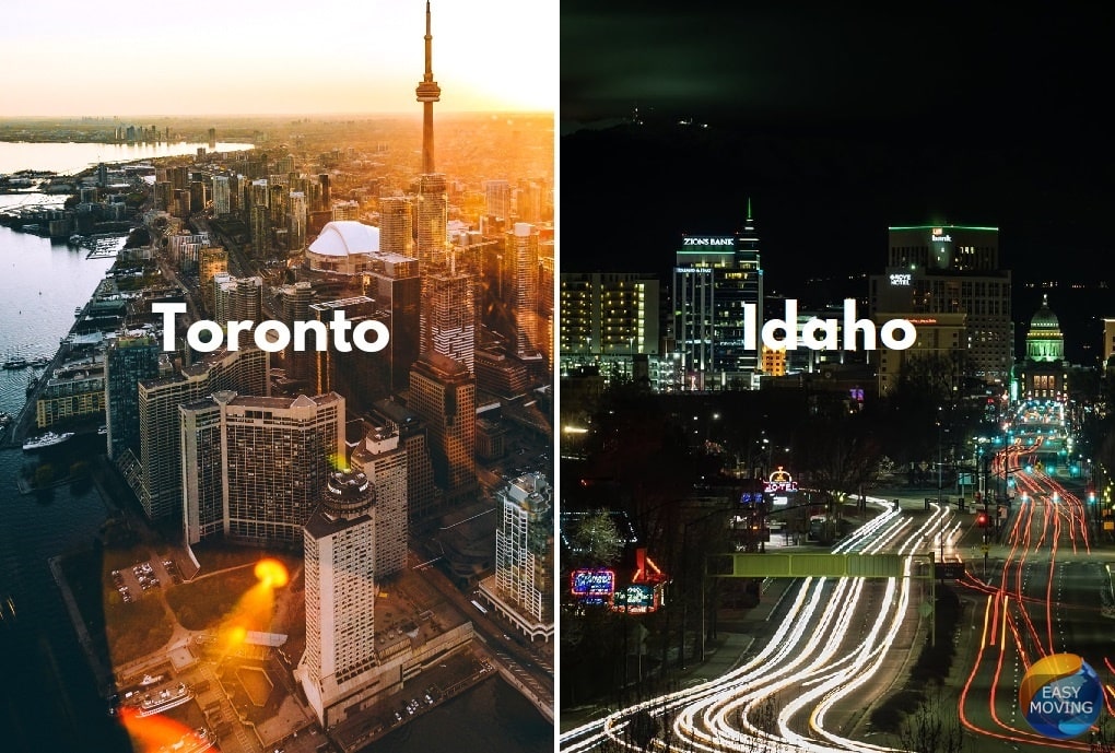 Idaho to Toronto movers
