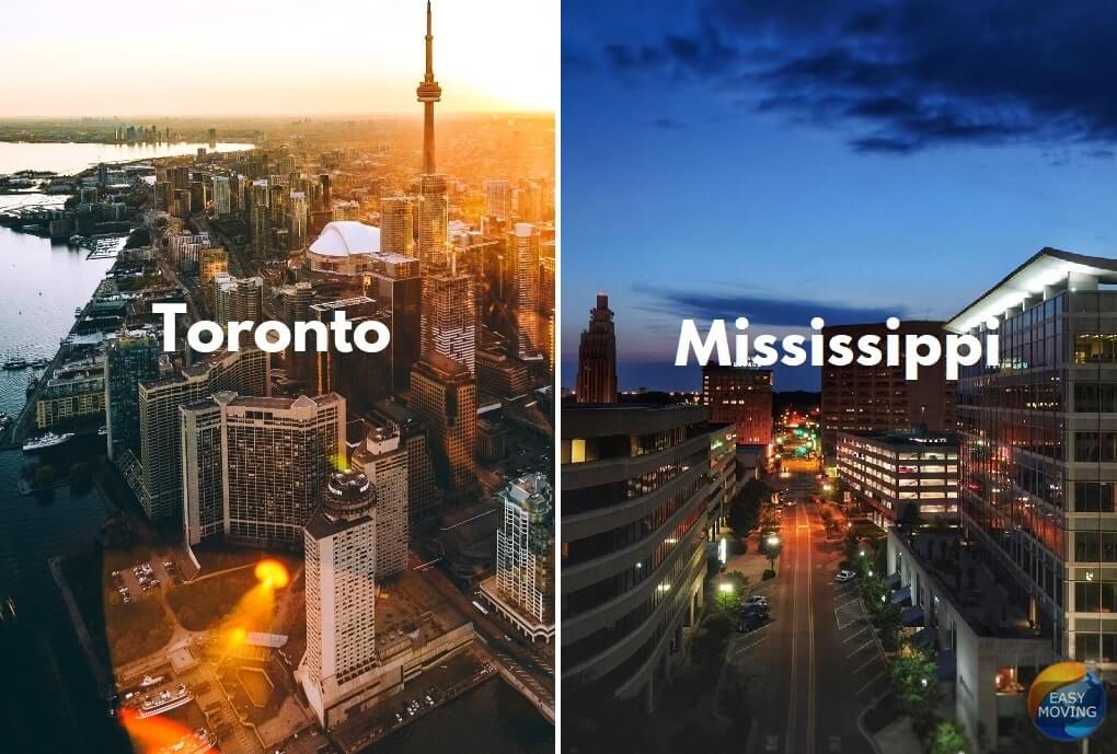 Toronto to Mississippi movers