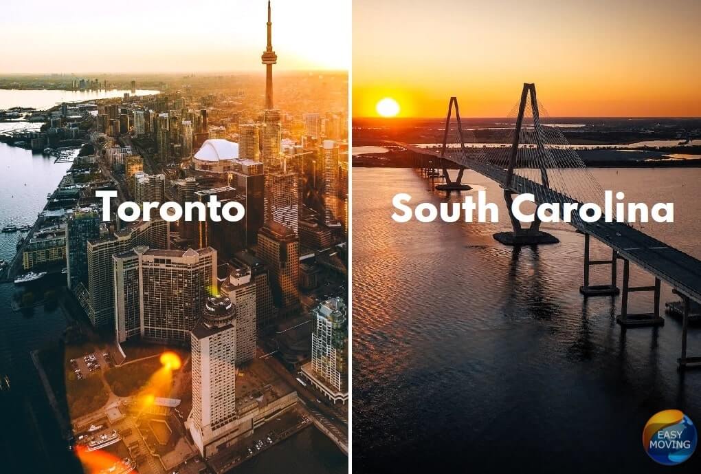 South Carolina to Toronto movers