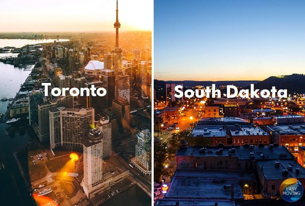 Toronto to South Dakota movers